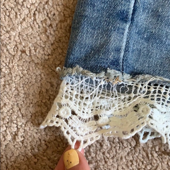 Free People Lacey Denim Cutoffs - Picture 4 of 4
